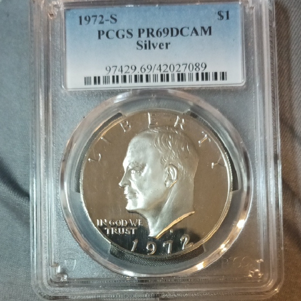 1972-S Eisenhower Silver Dollar Coin